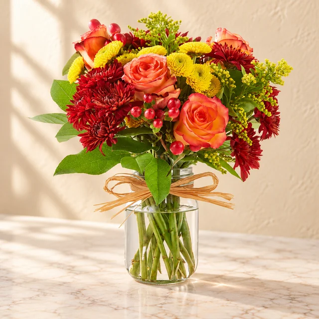 Apple Picking Bouquet seasonal floral arrangement