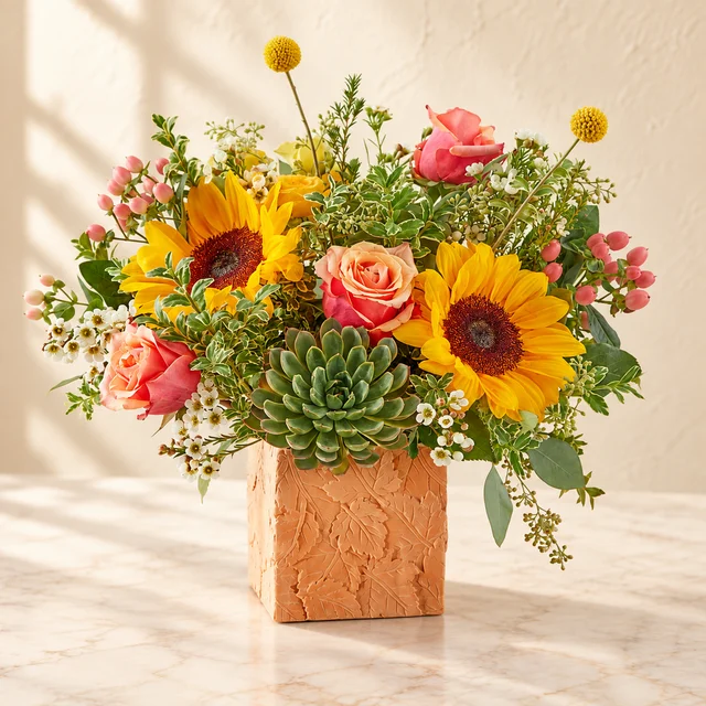 Sunflower Season Bouquet seasonal floral arrangement