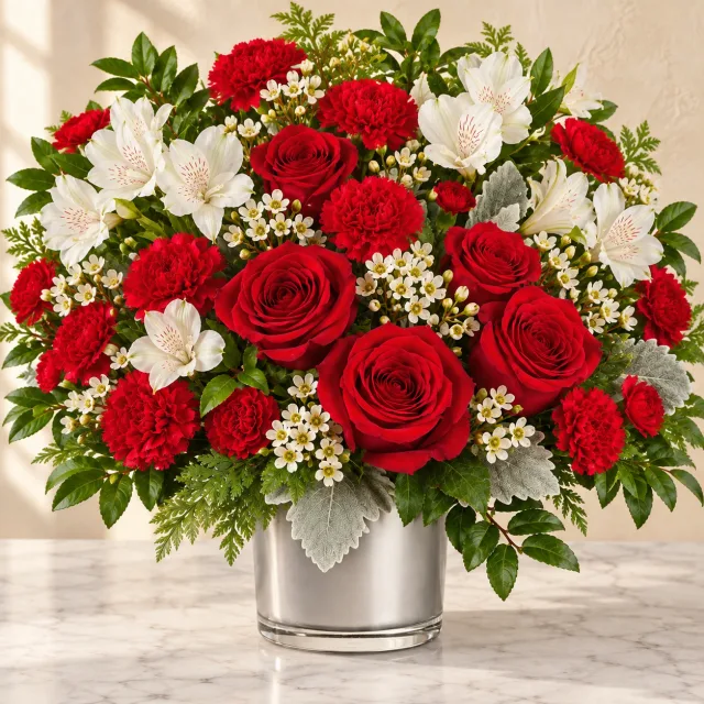 Signature  Silver Kiss Bouquet