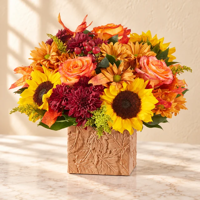 The Outdoors Bouquet seasonal floral arrangement